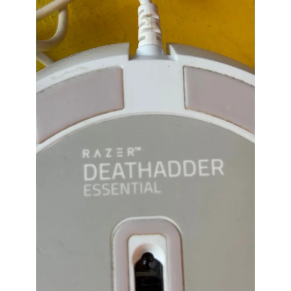 Razer DeathAdder Essential Gaming Mouse Mercury White 6400 DPI RZ01-0385